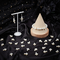 300 шт. Абс пластик имитация жемчуга бусины&nbsp;OACR-SC0002-02