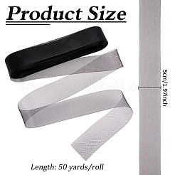 Жёсткая коса из конского волоса из полиэстера&nbsp;OCOR-WH0082-242A