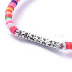 Браслеты из бисера ручной работы из полимерной глины хэйши&nbsp;BJEW-JB05096