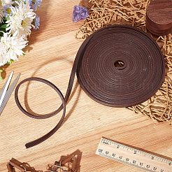 Плоский шнур из воловьей кожи&nbsp;WL-GF0001-09C-02