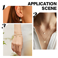 Латунные микро проложить кубического циркония подвески&nbsp;ZIRC-BBC0001-19