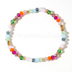 Браслеты из разноцветных стеклянных бусин&nbsp;JJ6334