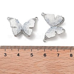 Латунные микропаве прозрачные подвески с фианитом&nbsp;KK-B102-14P