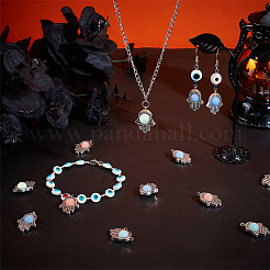 50 шт. подвески из синтетического светящегося камня двух цветов&nbsp;PALLOY-PH0001-97