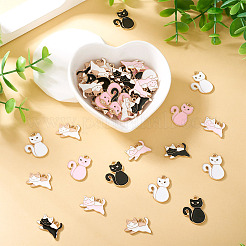 60шт 6 стиля подвески из сплава с эмалью&nbsp;ENAM-TA0002-73