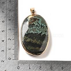 Подвески из натуральной бразильской бирюзы&nbsp;KK-F868-10KCG