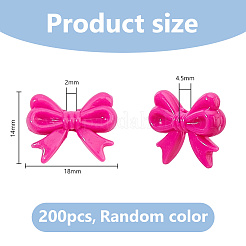 20 шт. непрозрачные акриловые бусины&nbsp;SACR-DC0001-19