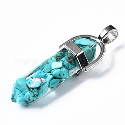 Подвески из прозрачной эпоксидной смолы&nbsp;RESI-Q215-001-NR