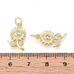 Латунные микро проложить кубического циркония подвески&nbsp;KK-T071-127G