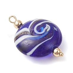 Ручной работы подвески золотые бусины песка&nbsp;PALLOY-JF04217-02