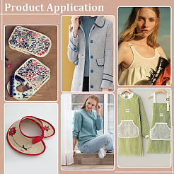 Хлопковые ленты&nbsp;SRIB-WH0011-400C