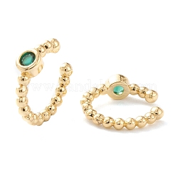 Серьги-манжеты из циркония&nbsp;LS-EJEW-H109-01F-G