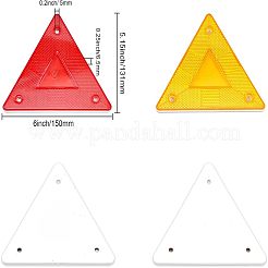 10 шт. 2-цветный знак медленно движущегося транспортного средства&nbsp;AJEW-CA0003-39