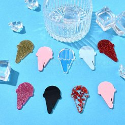 32 шт. 8-х цветные акриловые подвески для бокалов для вина&nbsp;AJEW-CJ0001-69