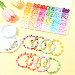 Наборы для изготовления браслетов из стеклянных бусин своими руками&nbsp;SEED-FS0001-39