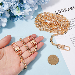 2 шт. 2 стиля латунных цепочек для кошельков&nbsp;FIND-GF0007-40