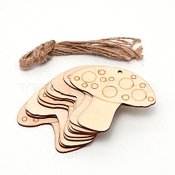 Украшения из дерева&nbsp;WOOD-WH0112-79