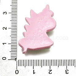 Кабошоны из непрозрачной смолы «единорог»&nbsp;CRES-F034-05