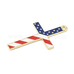 Эмалевые подвески из сплава в честь Дня независимости&nbsp;FIND-M083-05G-G