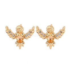 Латунь серьги EJEW-D288-17G