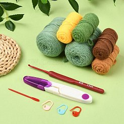 1 коробка наборов для вязания мешка с подсолнухом своими руками для начинающих&nbsp;DIY-CJ0002-53