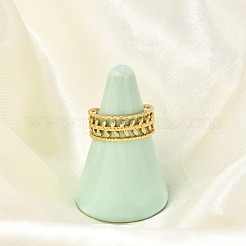 Открытые манжеты из нержавеющей стали 304 для женщин&nbsp;RJEW-Q006-03A-G