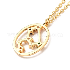 Красочное ожерелье с подвеской в виде созвездия кубического циркония&nbsp;LS-NJEW-H166-01H