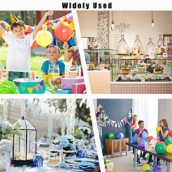 Складные квадратные прозрачные коробки для кексов для домашних животных&nbsp;CON-WH0088-28A