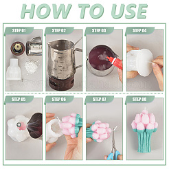 Силиконовые Молды для цветов&nbsp;DIY-WH0591-180