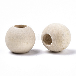 Натуральные незаконченные деревянные бусины&nbsp;X-WOOD-Q038-15mm