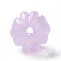 Светящиеся акриловые бусины&nbsp;X-OACR-E010-17