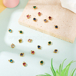 20 шт. подвески из нержавеющей стали 304 со стразами&nbsp;STAS-TA0002-91