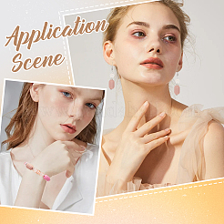 40шт 20 цвета овальные силиконовые фокусные бусины&nbsp;SIL-SC0002-33