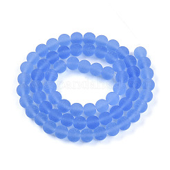 Прозрачные стеклянные бусины&nbsp;GLAA-T032-T6mm-MD04