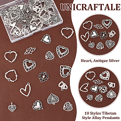 60шт 10 стиля подвески из сплава в тибетском стиле&nbsp;FIND-UN0015-56