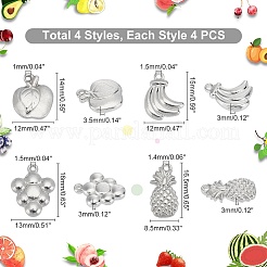 16 шт. 4 подвески из нержавеющей стали 201&nbsp;STAS-UN0030-23
