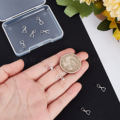 10 шт. 925 поручни для ледоруба из стерлингового серебра&nbsp;STER-BBC0001-29A