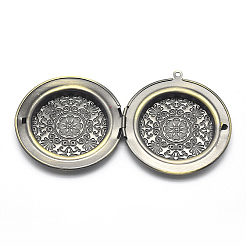 Подвески латуни медальон&nbsp;X-KK-F717-21AB-NR