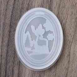 Рождественская серия подвесная бирка diy подвеска украшение силиконовые Молды&nbsp;LS-DIY-M057-03E