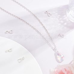 6 шт. 3 серебряных держателя для ледоруба 925 размера&nbsp;STER-CN0001-18