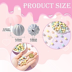 100 шт. окрашенные распылением смоляные бусины&nbsp;RESI-CJ0004-96