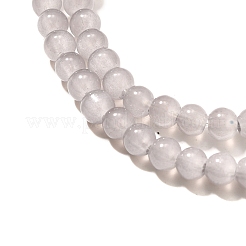 Выпечки окрашены имитация нефрита стекловолокна круглый шарик&nbsp;LS-DGLA-Q021-4mm-43