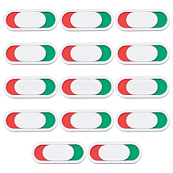 14 шт. акриловый красный зеленый слайдер-индикатор на дверь&nbsp;AJEW-WR0003-20A