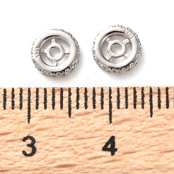 925 бусина из стерлингового серебра&nbsp;STER-K176-19B-P