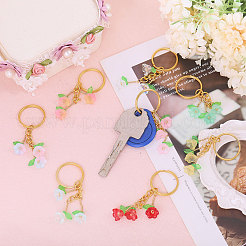 8шт брелок из акрила и стекла&nbsp;KEYC-CA00001