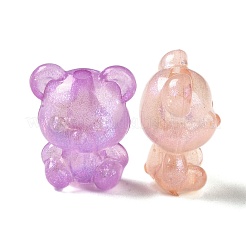 Светящиеся прозрачные акриловые бусины&nbsp;OACR-G033-06D