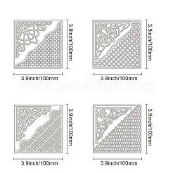 Углеродистая сталь разрезает трафареты&nbsp;DIY-DM0001-52