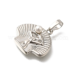 Ракушки формы стойка покрытие латунные подвески&nbsp;KK-I717-02P