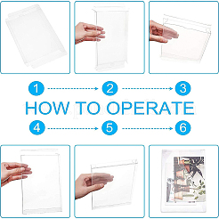 Прозрачный прямоугольник из пвх Подарочная коробка для конфет&nbsp;CON-BC0006-27