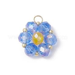 8шт 8 цвета подвески из гальванического стекла&nbsp;PALLOY-MZ00727